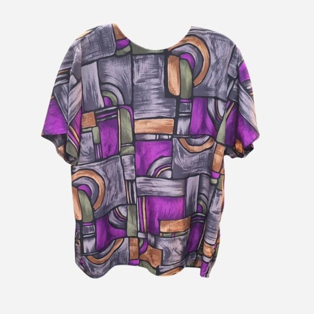Super radical 80s‎ career top w shoulder pads